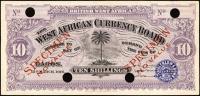 Gallery image for British West Africa p4s: 10 Shillings
